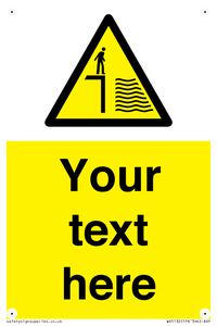 Custom Deep Water Sign